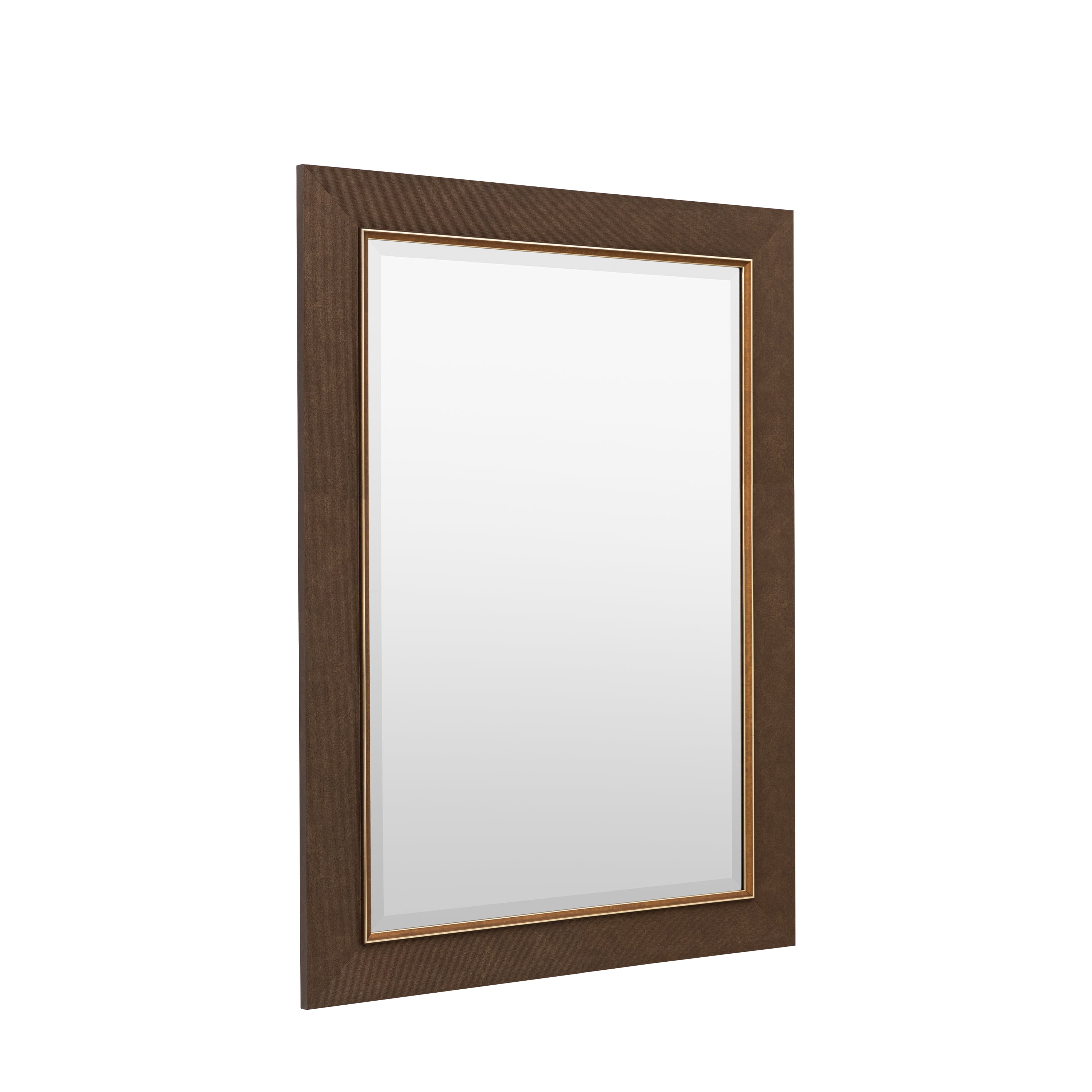 Chelsea Rustic Bronze Rectangle Wall Mirror